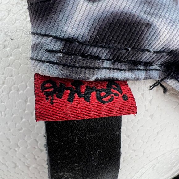 Entree LS Authentic Skull Print 5-Panel Cap Hat Adjustable Leather Strap - Picture 12 of 16